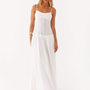 Peppermayo Cream Maxi Dress